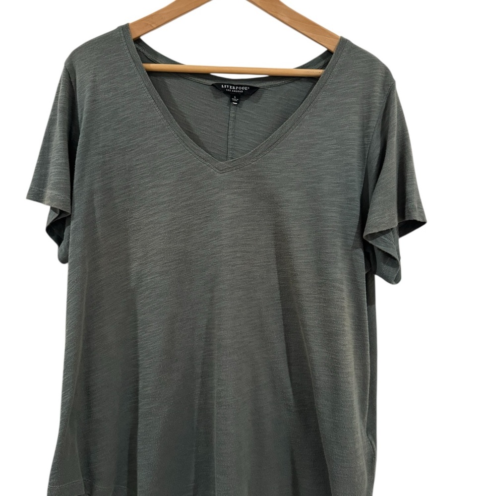 Liverpool Olive Green Short Sleeve Tee